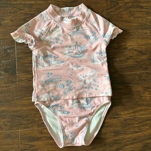 OFFERS WELCOME! Janie and Jack x Gray Malin Beach Toile Swimsuit: 18 x 24 mos